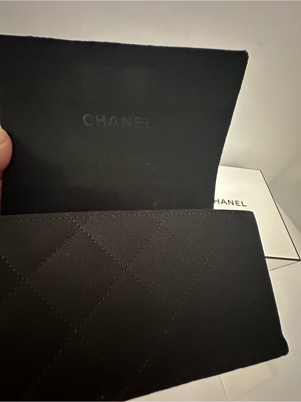Authentic CHANEL Sunglasses Packaging Set - Box, Hard Case, Cloth & Booklet - Picture 6 of 16